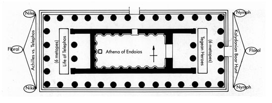 Ground plan of Temple
