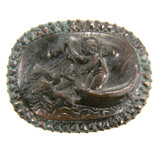 Cameo. Eros on dolphin boat