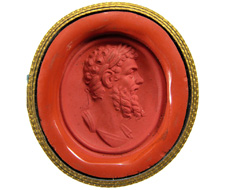 Septime Severe. Jaspe verd.