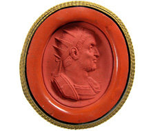 Trajan Dece. Jaspe de Sicile. 