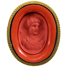 Cornelian. Bust Diana