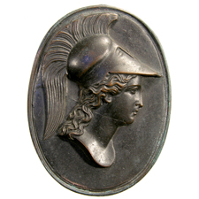 Cameo. Athena head