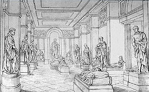 Etching of West Wing