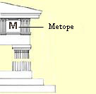 Doric Metope drawing